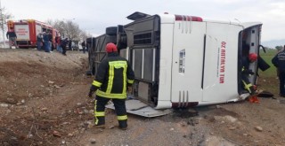 Acıpayam'da feci kaza 34 yaralı