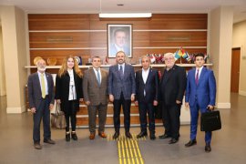 ABYB Genel Başkanı Salih Ergül ve yönetimi ziyaretlerine devam ediyor.
