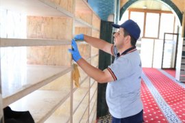 PAMUKKALE’DE CAMİLER BAYRAMA HAZIR