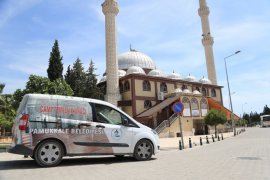 PAMUKKALE’DE CAMİLER BAYRAMA HAZIR