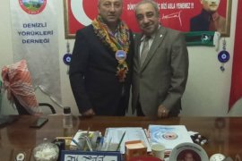 Denizli Yörükleri Derneğinde  nöbet değişimi.