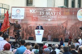 15 MAYIS COŞKUSU CADDELERE SIĞMADI