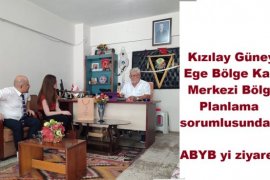 Kızılay Güney Ege Bölge Kan Merkezi Bölge Planlama sorumlusundan ABYB yi ziyaret.