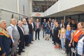 Denizli Yörükleri Derneğinde  nöbet değişimi.