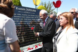 Genel Başkan Kılıçdaroğlu Kazım Arslan Anıtı’nı açtı