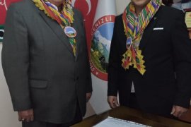 Denizli Yörükleri Derneğinde  nöbet değişimi.