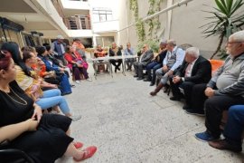 Denizli Yörükleri Derneğinde  nöbet değişimi.