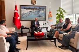 Anadolu Basın Yayın Birliği Yönetimi Vali Coşkun'u ziyaret etti