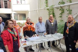 Denizli Yörükleri Derneğinde  nöbet değişimi.