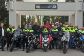 Denizli'de Muhafazakar Motorcular etkinlikleriyle Tam Gaz