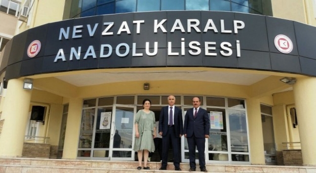 Valimiz Hasan Karahan, Nevzat Karalp Anadolu Lisesini Ziyaret Etti