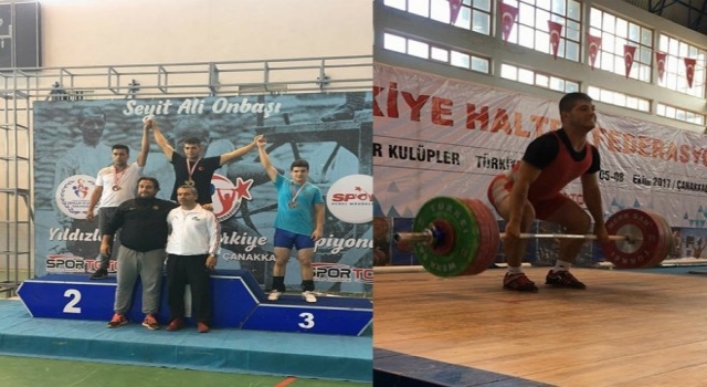 Halterde Mehmet Avcıl Türkiye Şampionu