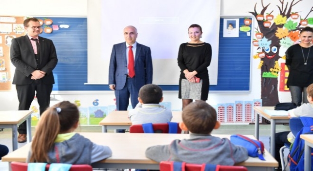 Valimiz Hasan Karahan Bahçeşehir Kolejini Ziyaret Etti