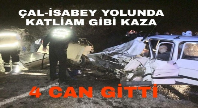 Katliam Gibi Kazada 4 Kişi Hayatını Kaybetti