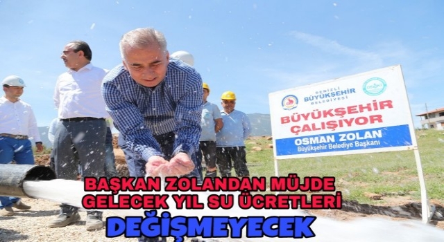 Başkan Osman Zolandan Müjde