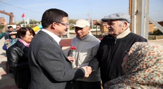 Hobi Bahçesinde Çay Sohbeti Keyifli Anlar Yaşattı