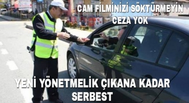 Bakan Soyludan Cam Filmine Açıklama Geldi Söktürmeyin Ceza Kesmiyoruz