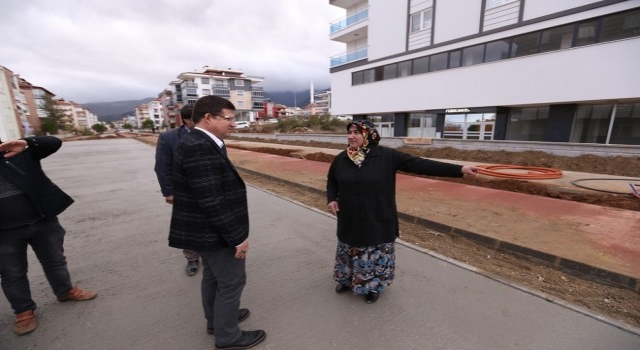 Başkan Subaşıoğlundan Yürüyüş Yolunda İnceleme