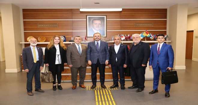ABYB Genel Başkanı Salih Ergül ve yönetimi ziyaretlerine devam ediyor.