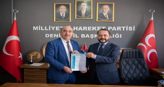 İl beyi ALİ ŞİMŞEK Merkezefendi Meclis üyeliği için müracaatını yaptı