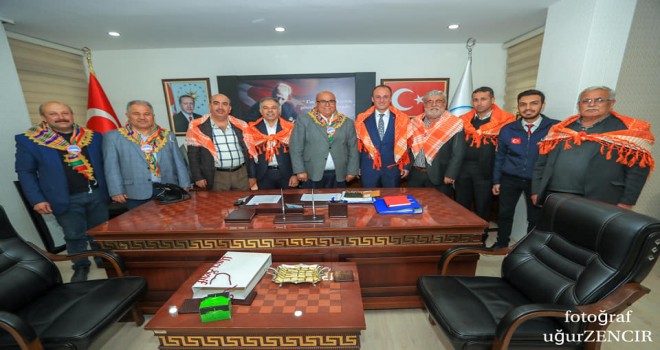 DENİZLİ YÖRÜKLER DERNEĞİ'DEN BAŞKAN ÖRKİ'YE ZİYARET