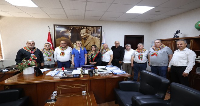 Denizli Yörükleri Derneği Şeniz Doğan'ı ziyaret etti.