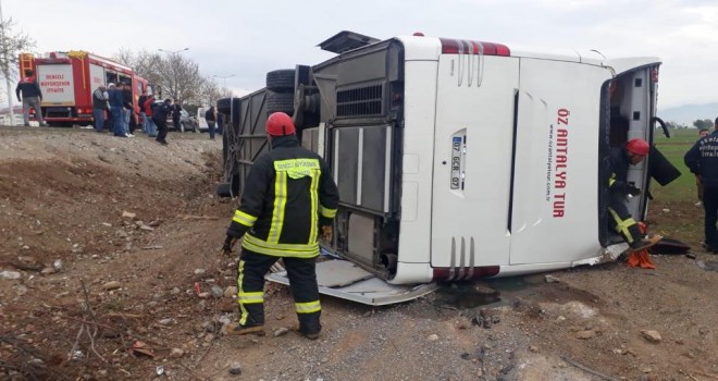 Acıpayam'da feci kaza 34 yaralı