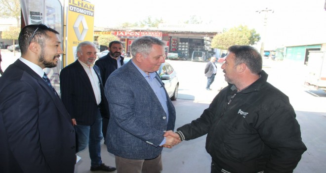 Sanayi Esnafından Bahtiyar’a Destek Sözü