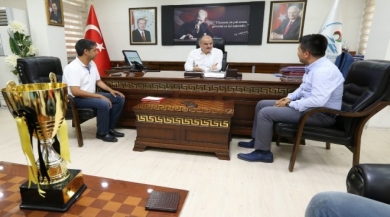 Başkan Gürlesin Kalınkozsporu Ağırladı