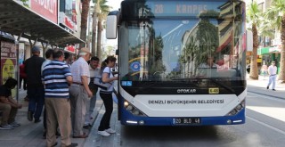 Denizli Büyükşehir otobüsleri KPSS’ ye gireceklere ücretsiz