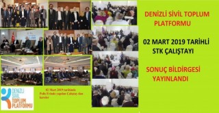 DENİZLİ SİVİL TOPLUM PLATFORMU SONUÇ BİLDİRGESİ YAYINLANDI